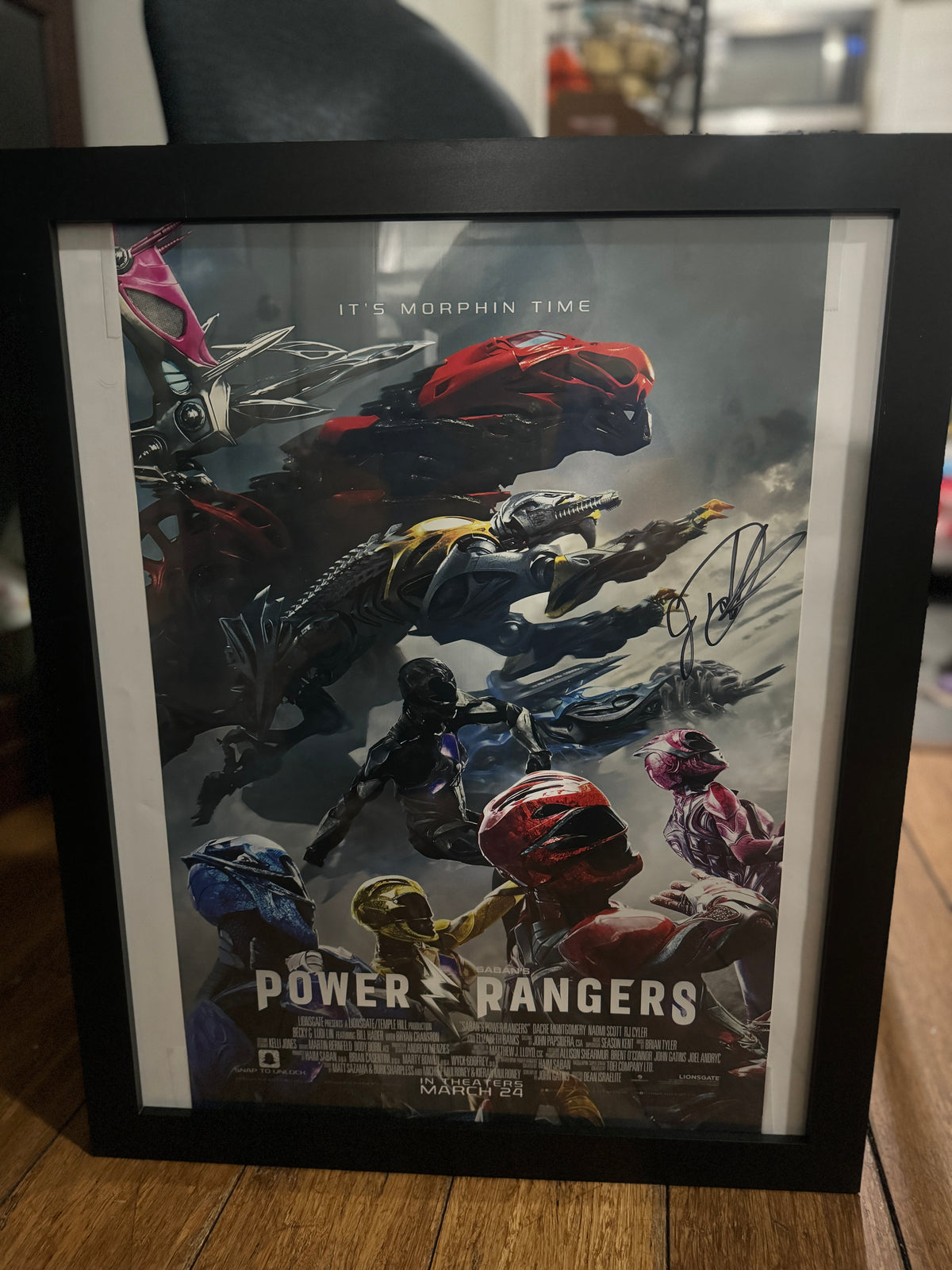 Power Rangers (2017) Signed Movie Poster