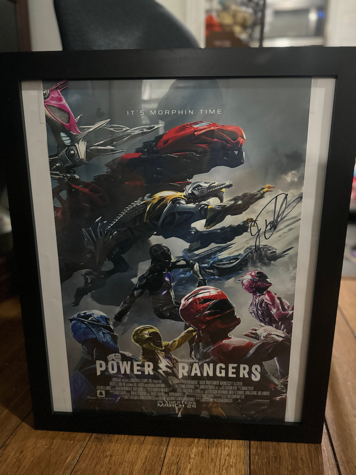 Power Rangers (2017) Signed Movie Poster