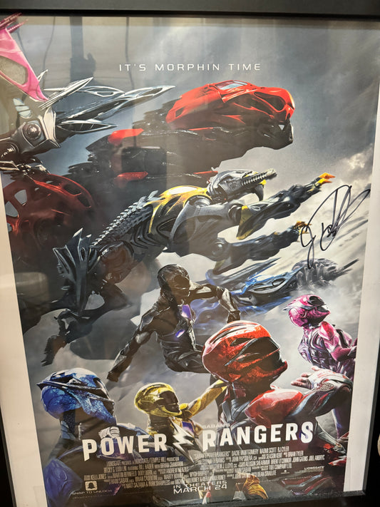 Power Rangers (2017) Signed Movie Poster